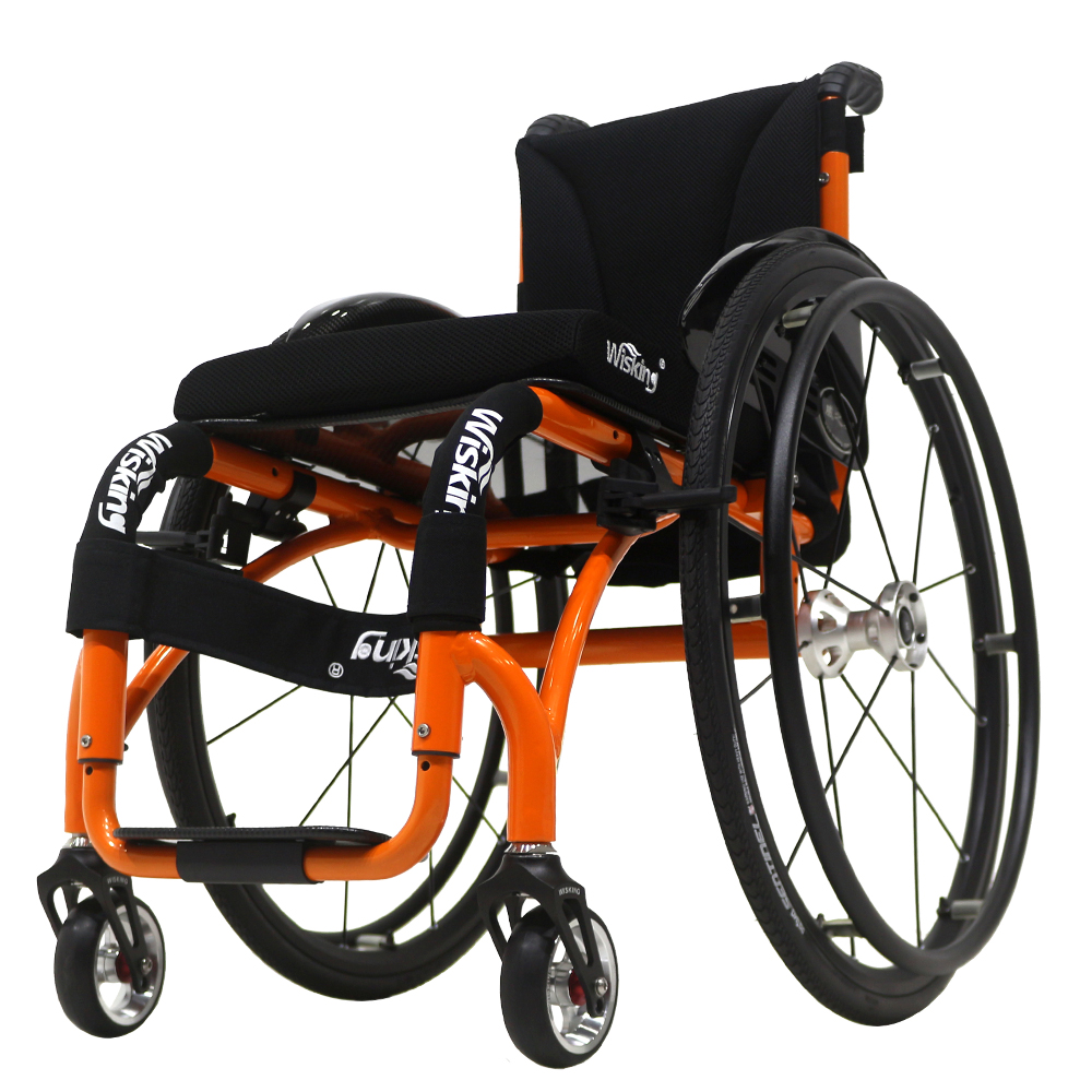 Freizeitsport-Rollstuhl aus Aluminiumlegierung für Erwachsene